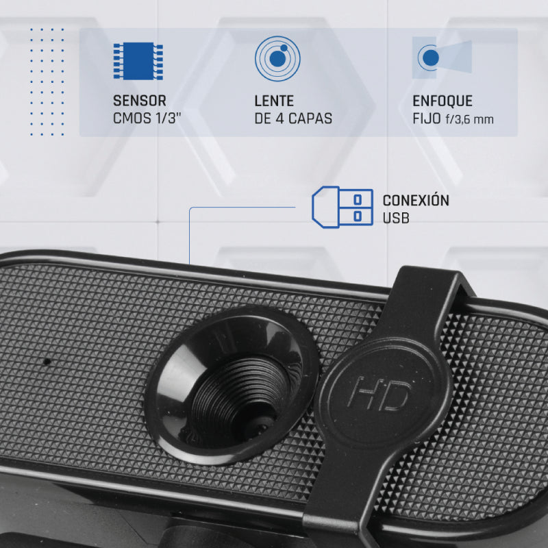 WebCam iggual WC1080 Quick View USB FHD