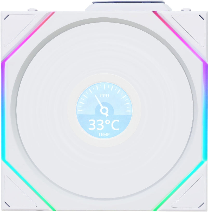 Ventoinha Lian Li UNI FAN TL120 LCD Wireless RGB PWM 120mm