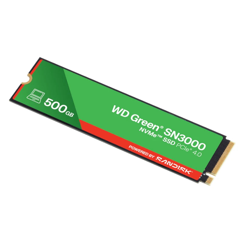 SSD WD Green SN3000 500GB PCIe Gen4 NVMe M.2 2280