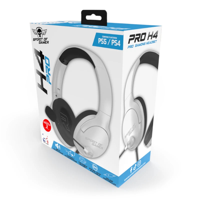 Auscultadores Spirit of Gamer Pro-H4 White