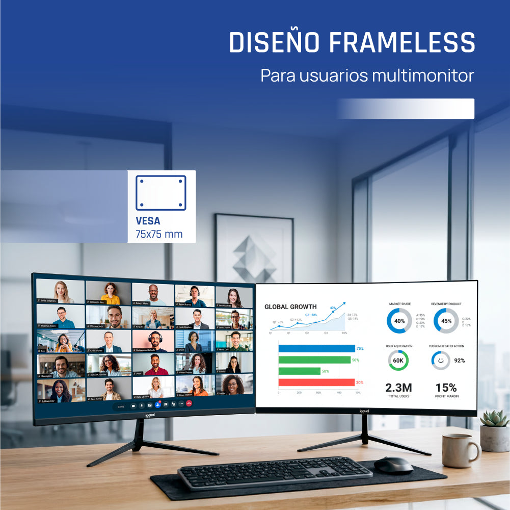 Monitor iggual ML24SMM 23.8'' IPS FHD 120Hz 1ms