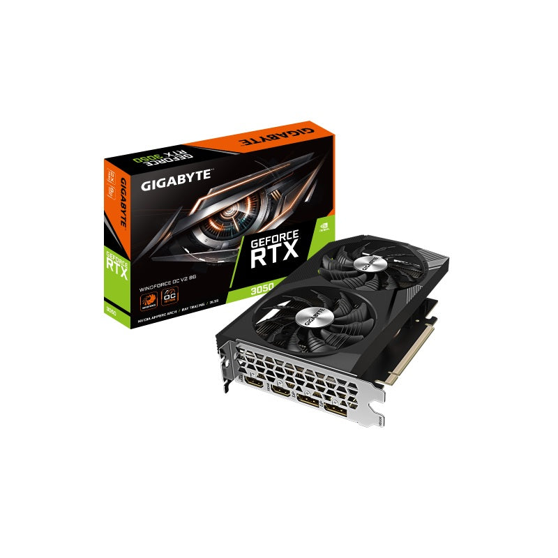 Placa Gráfica Gigabyte RTX 3050 Windforce OC V2 8GB GDDR6