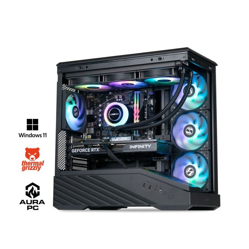 PC Gaming Lian Li Ryzen 5 7500F 32GB DDR5 1TB RTX 5060 Ti 16GB WiFi W11