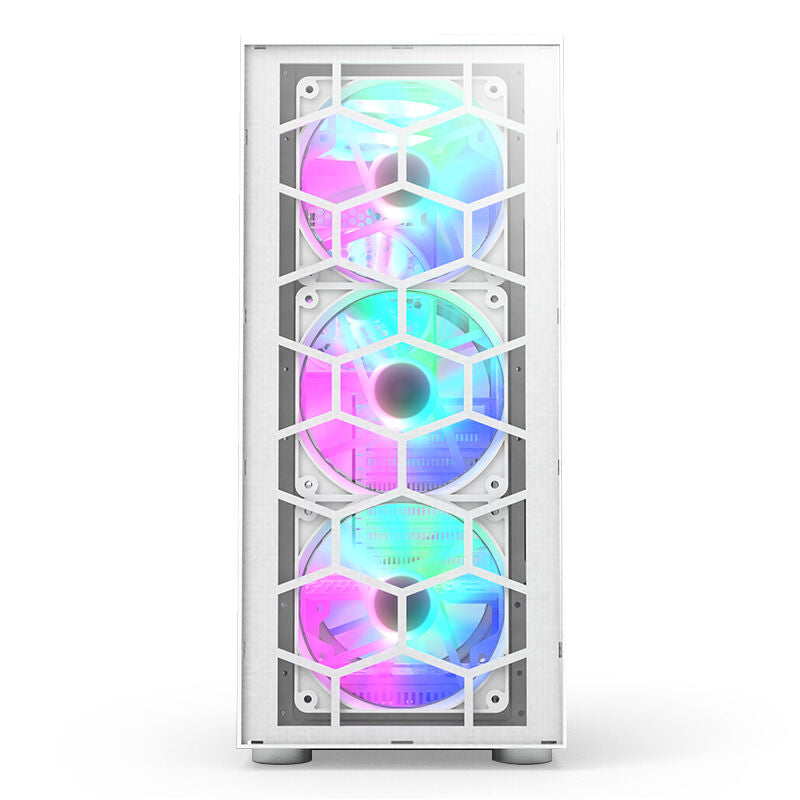 Caixa ATX Montech X3 Glass RGB Branca