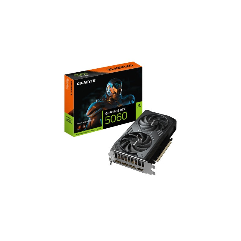 Placa Gráfica GIGABYTE RTX 5060 WINDFORCE MAX OC 8G