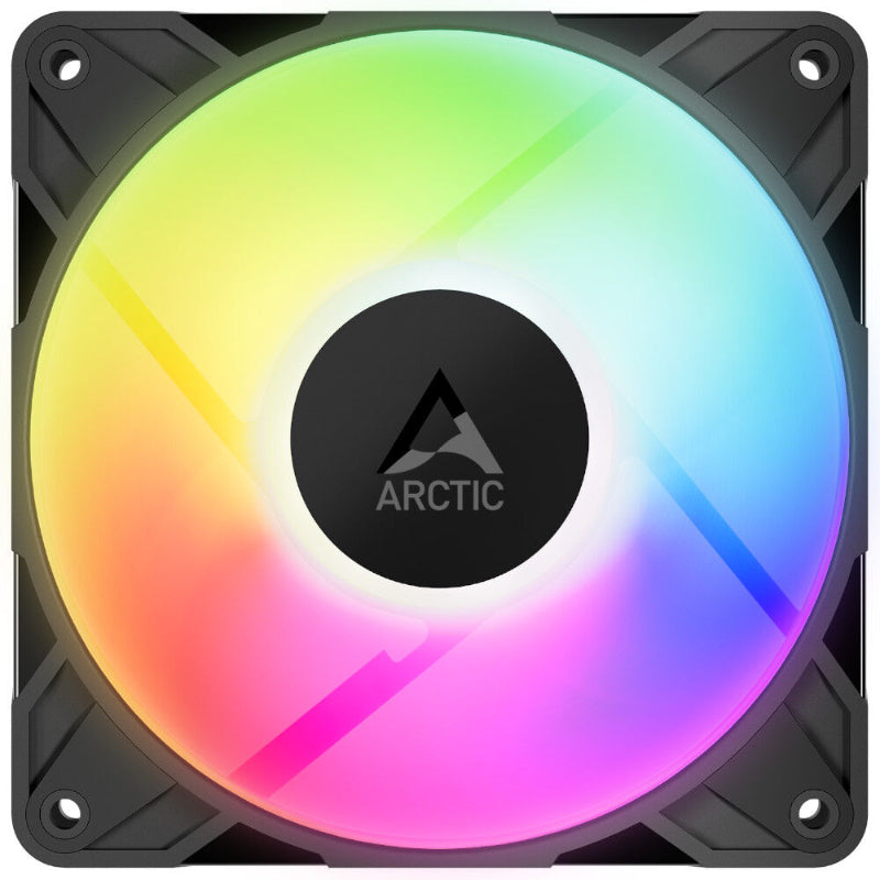 Ventoinha Arctic P12 PRO PWM PST Low Noise ARGB 120mm (Pack 3)
