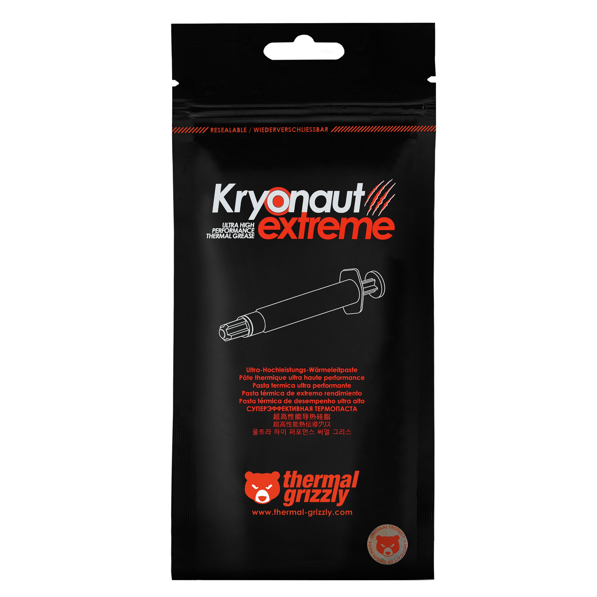 Pasta térmica Thermal Grizzly Kryonaut Extreme (6g)