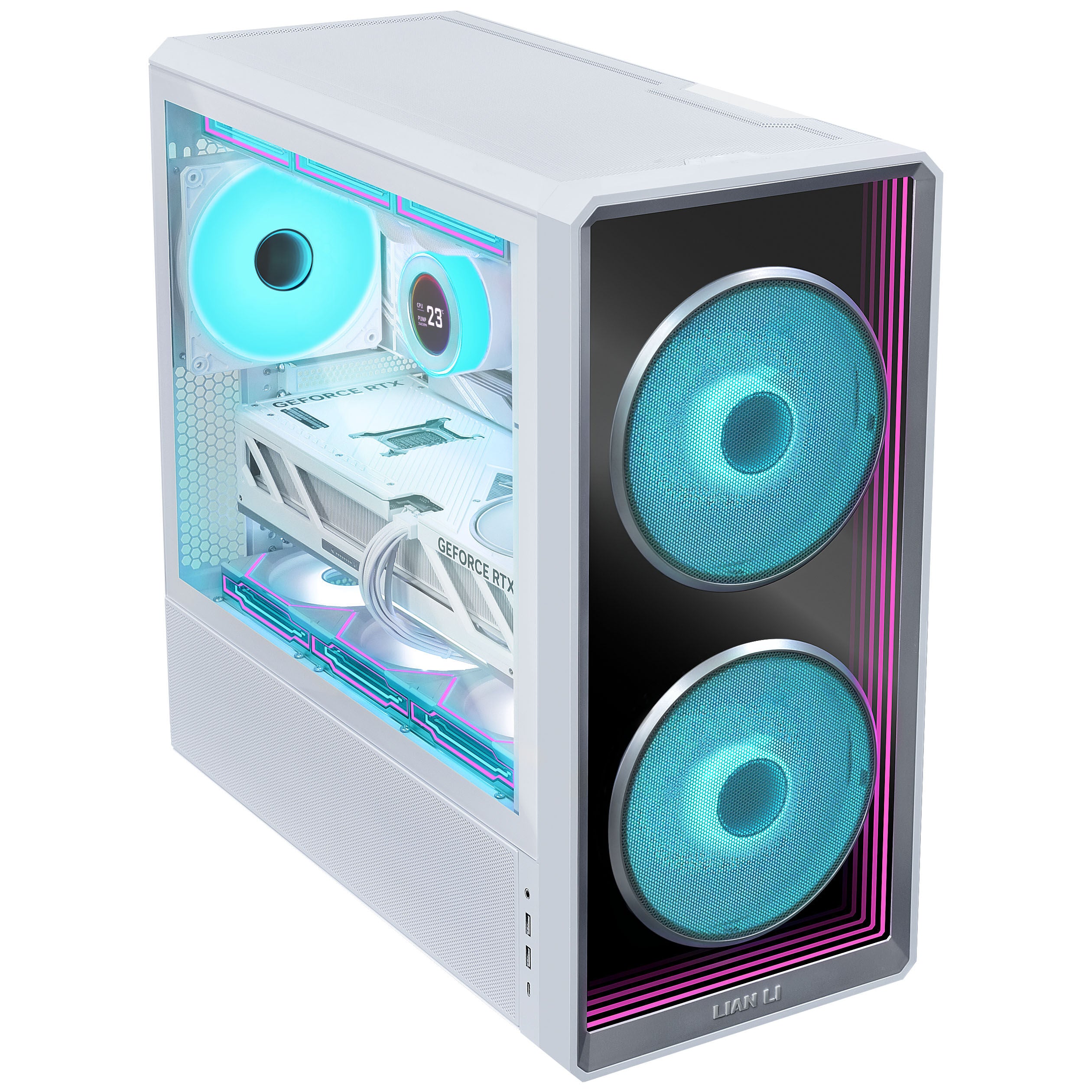 Caixa ATX Lian Li Lancool 217 Infinity Branca