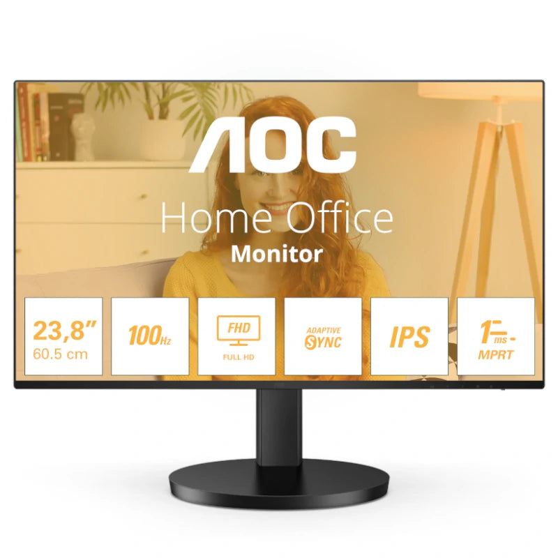 Monitor AOC 24B3HA2 23.8'' Fast IPS FHD 100Hz 1ms