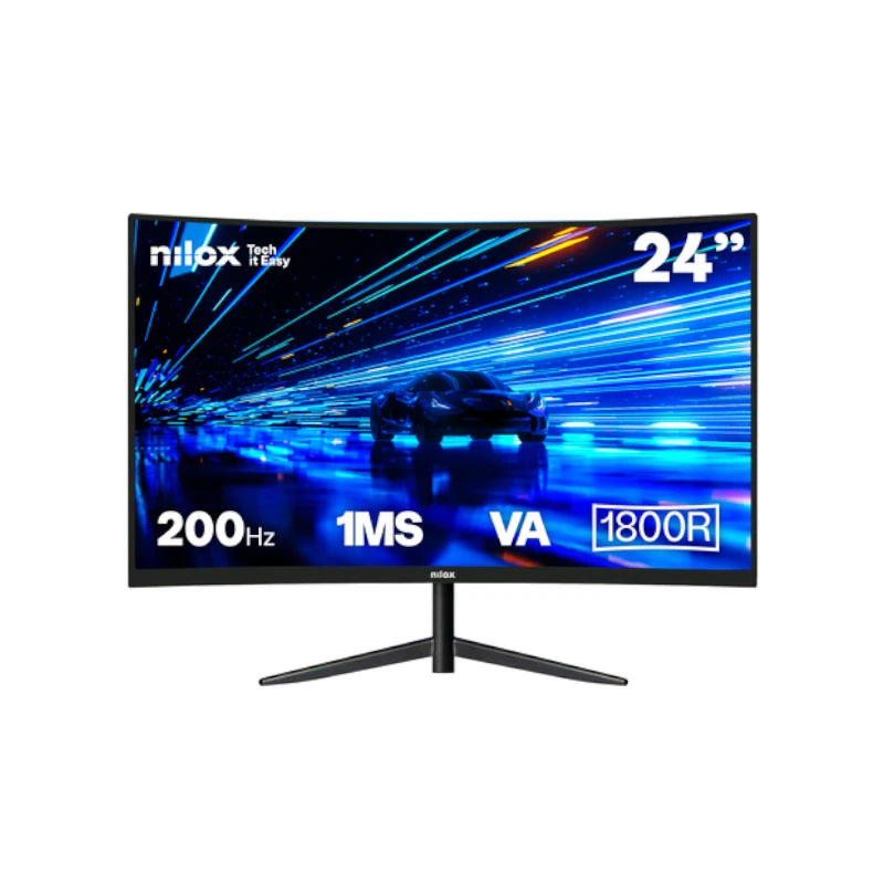 Monitor Nilox NXM24CRV2001 24"VA 200Hz Curvo