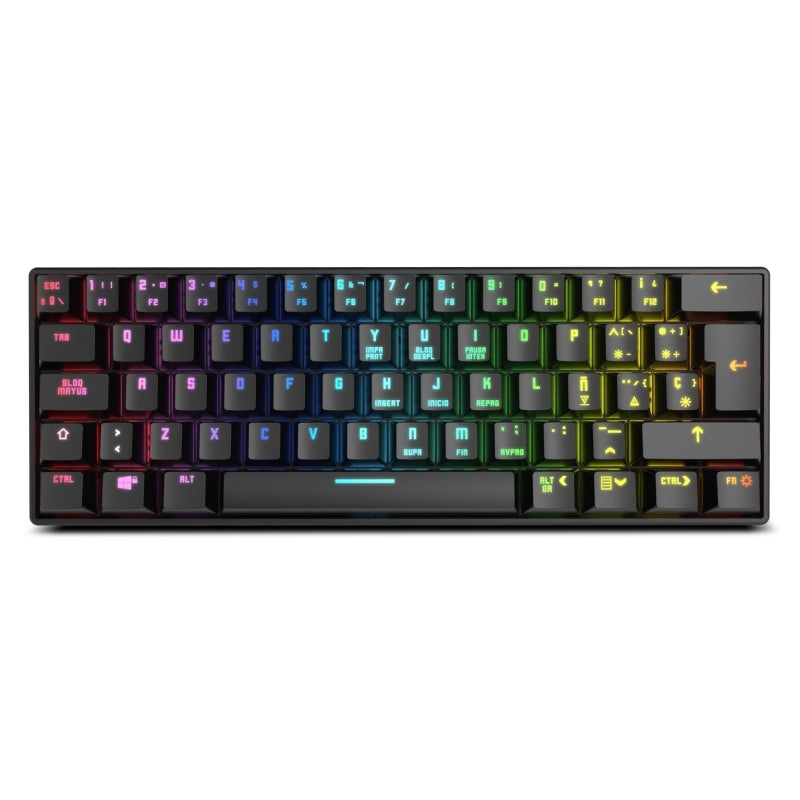 Teclado Mecânico Gaming Krom Kluster RGB Mini (PT)