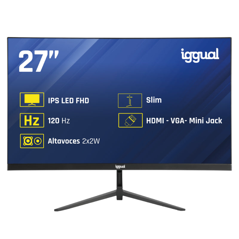 Monitor iggual ML27SMM 27'' IPS FHD 120Hz VGA