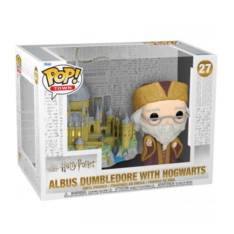 Funko POP! Harry Potter Town: Dumbledore with Hogwarts