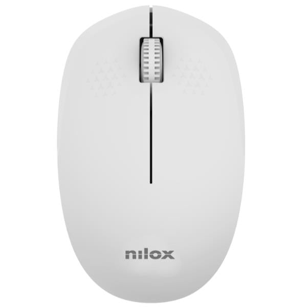 Rato Sem fios Nilox Wireless 1000 DPI Branco