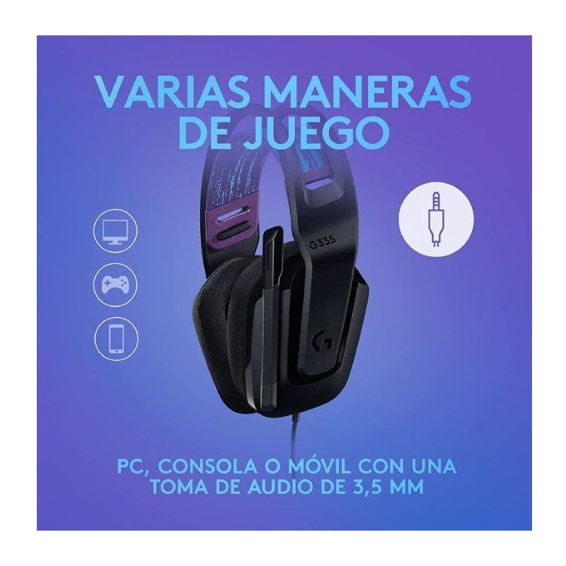 Auscultadores Gaming Logitech G335