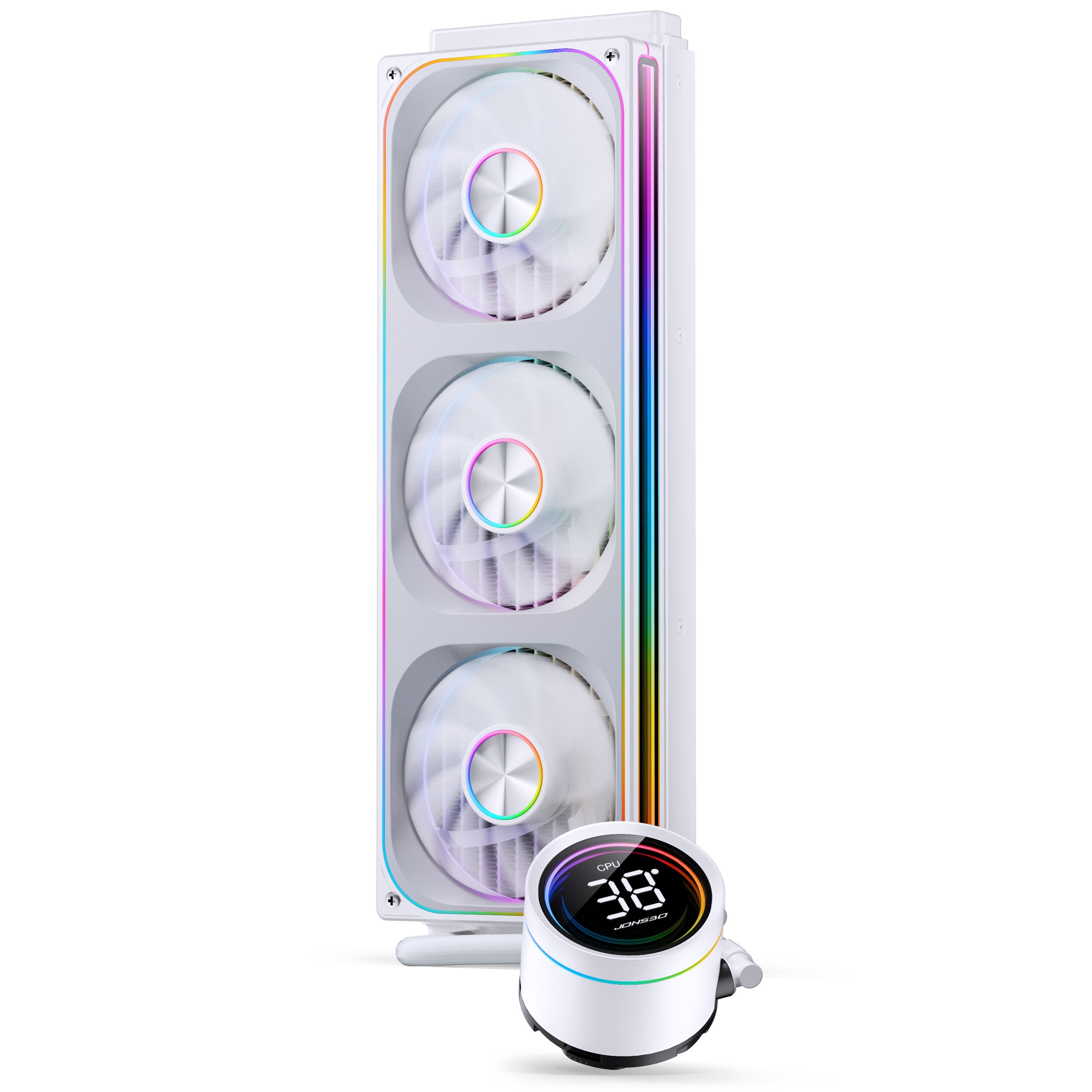 Water Cooler CPU Jonsbo TH-360 ARGB Branco - 360mm