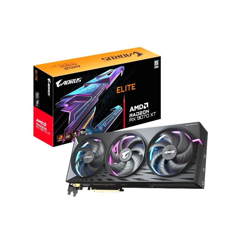Placa Gráfica Aorus RX 9070 XT ELITE 16G