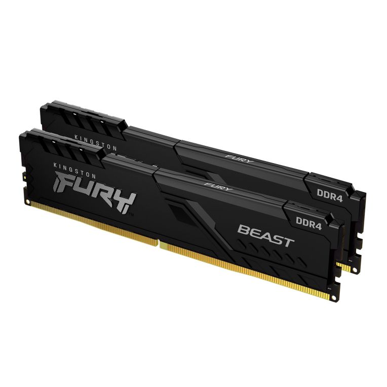 Kit Memória RAM Kingston FURY Beast DDR4 16GB CL16