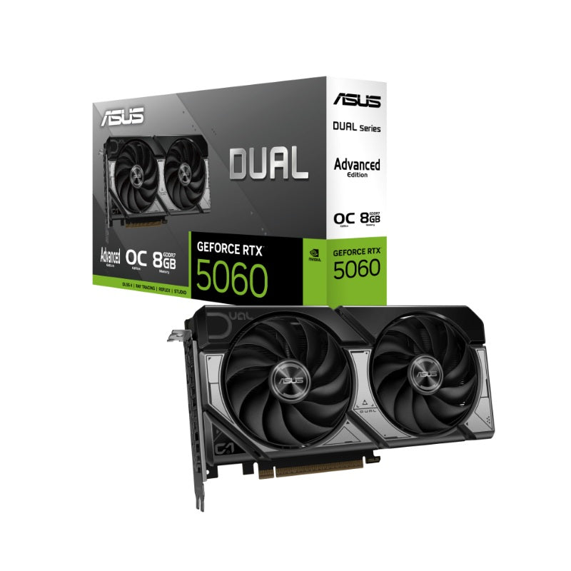 Placa Gráfica Asus RTX 5060 DUAL OC 8GB GDDR7