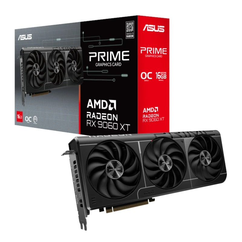 Placa Gráfica Asus VGA AMD PRIME RX 9060XT O16G 16GB