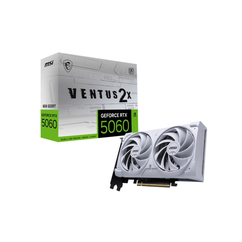 MSI GeForce RTX 5060 8GB VENTUS 2X OC WHITE